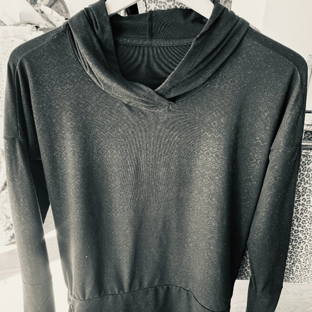 black hoodie